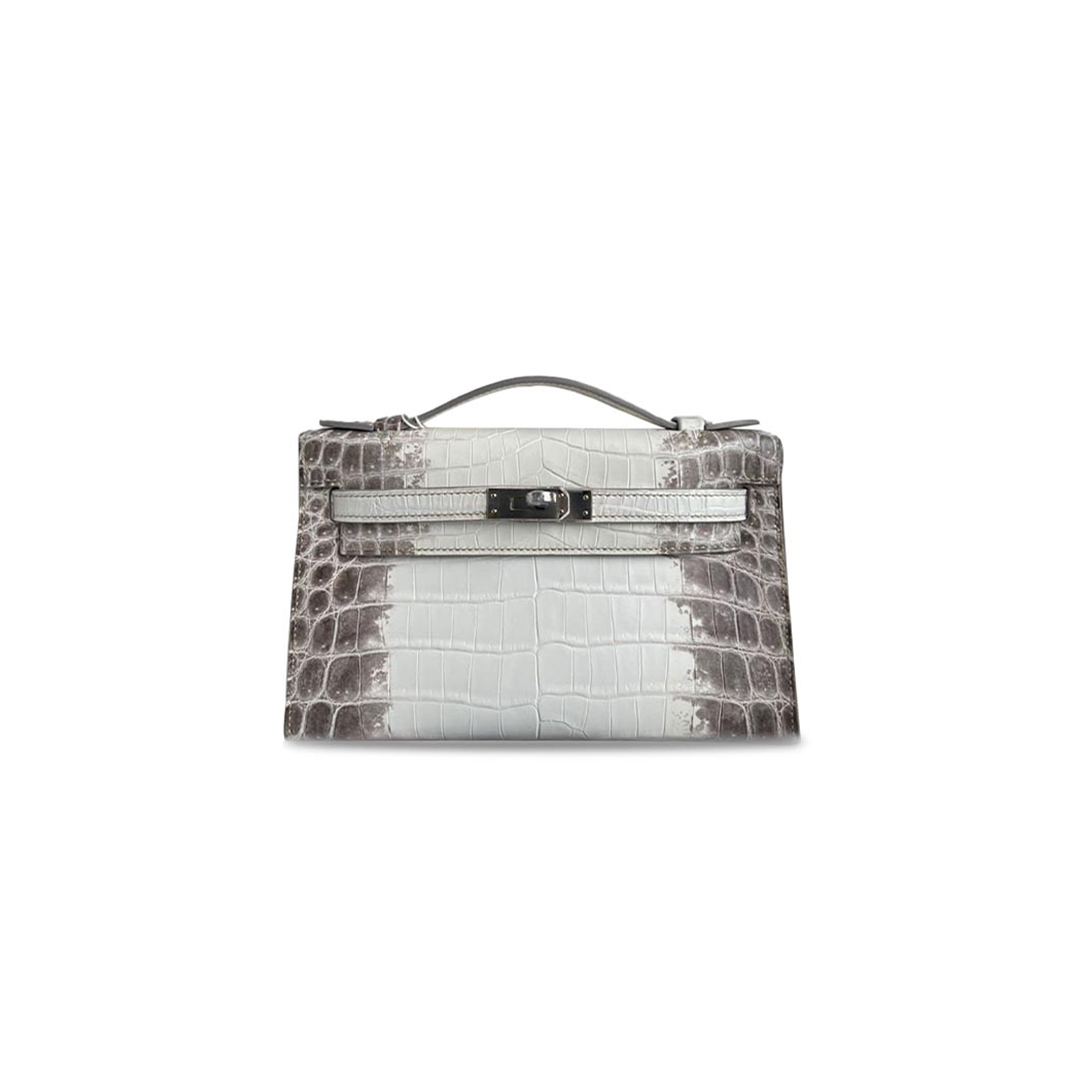 HERMÈS MASTER MINI KELLY CROCODILE LEATHER CLUTCH (22*14*7cm)